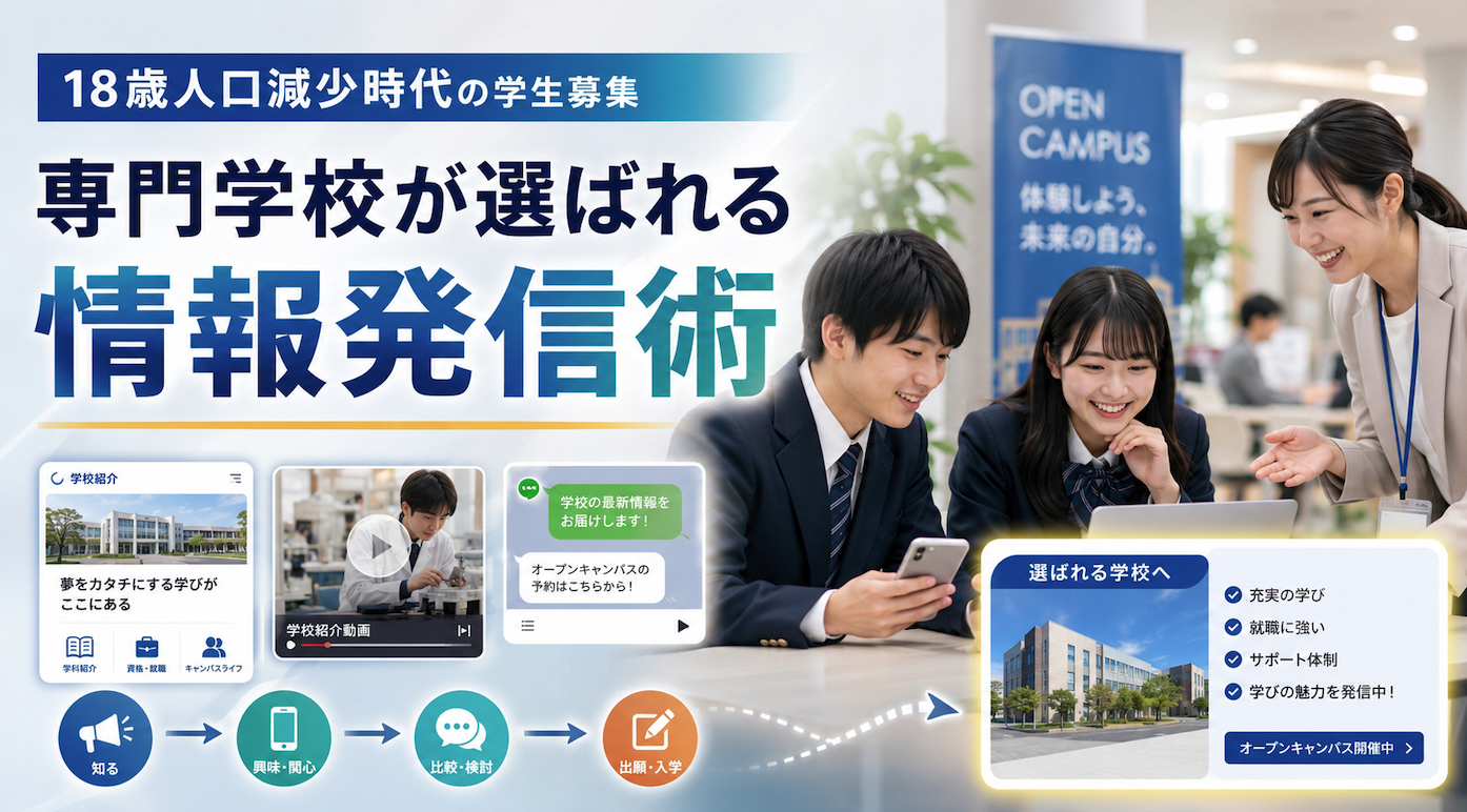 専門学校の広報戦略室