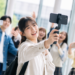 専門学校のオープンキャンパスを短尺動画で告知するイメージ写真